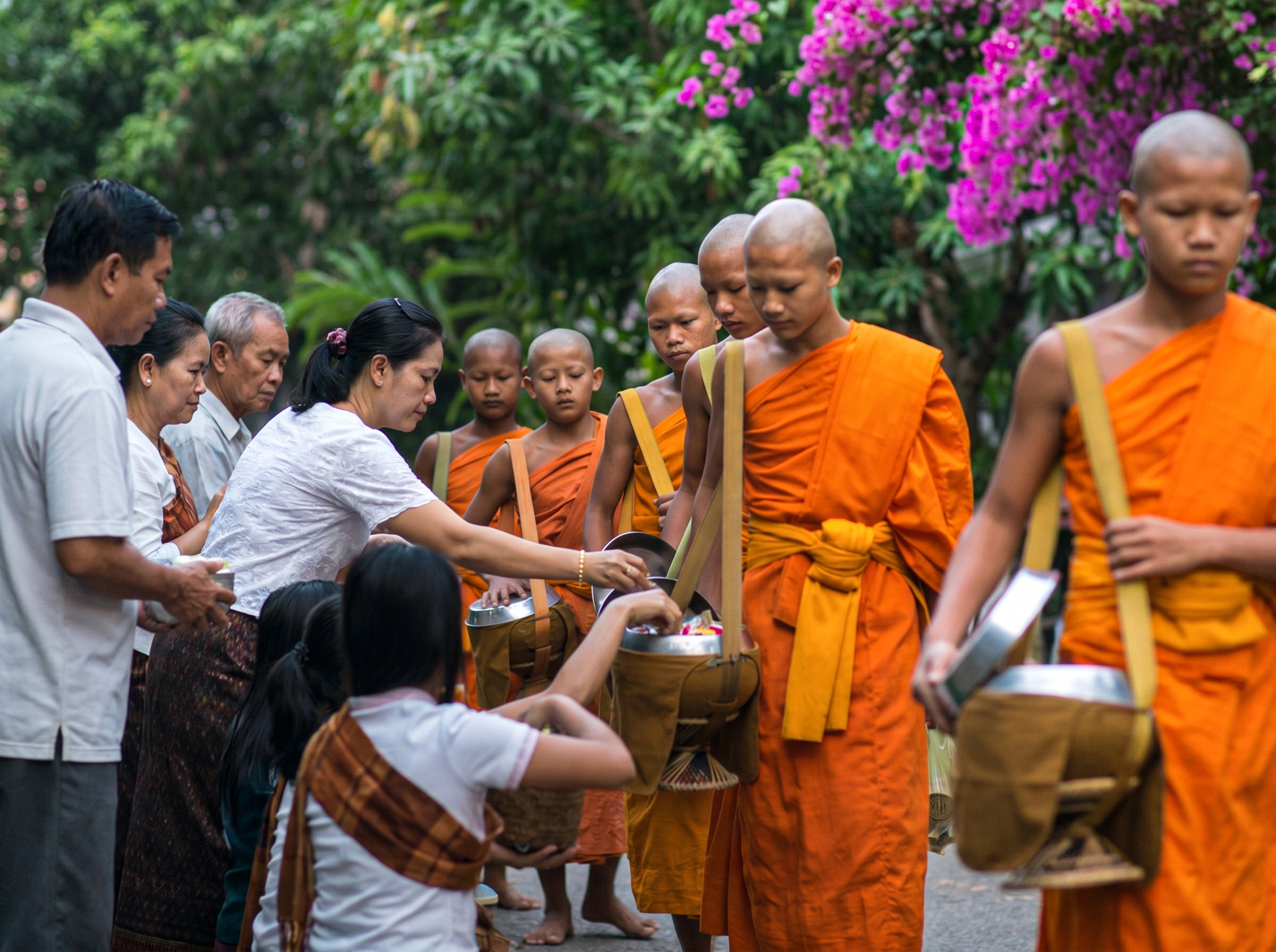 Khao Phansa Buddhist lent candle ceremony