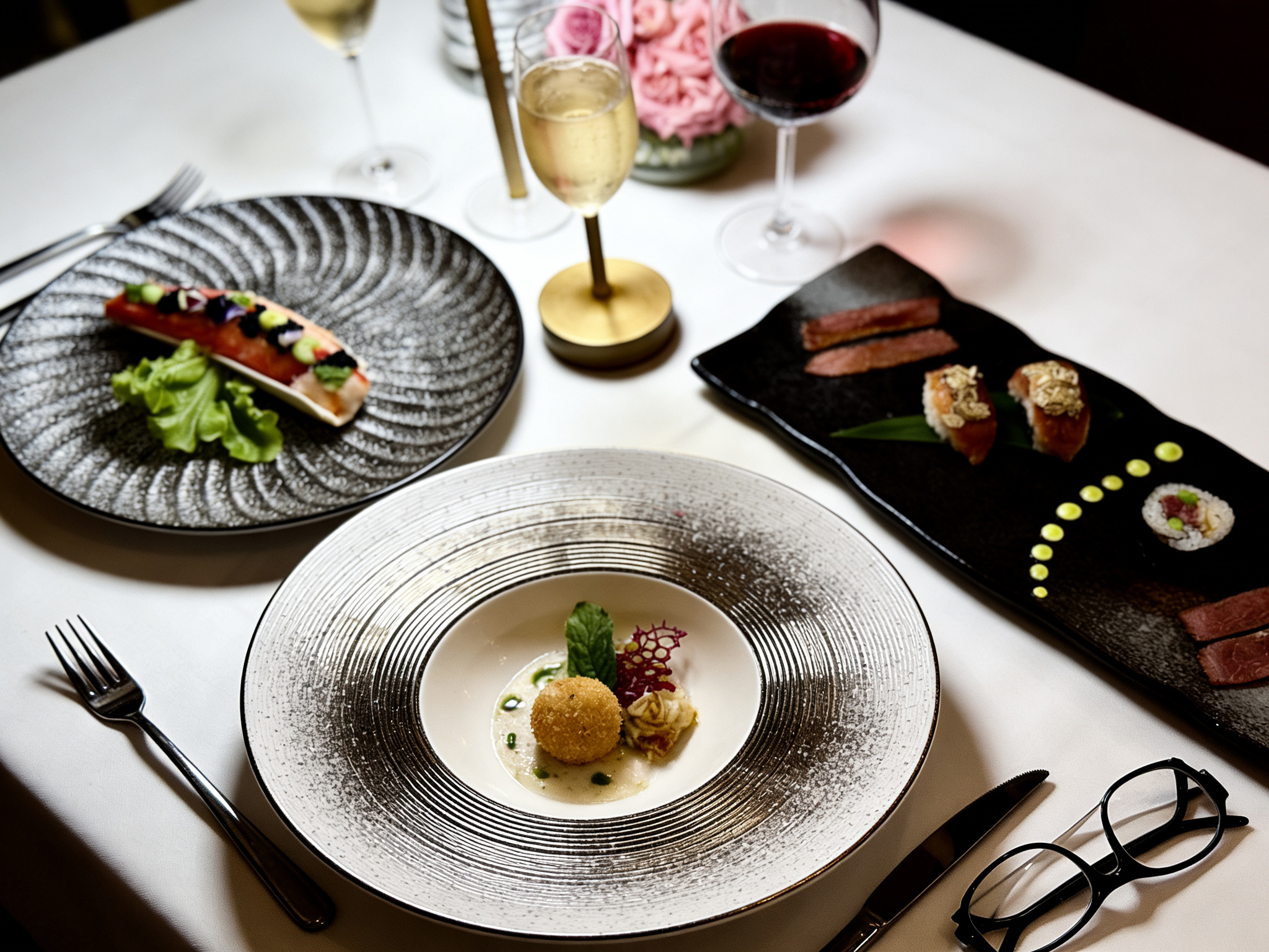 Café des Amis French fine dining garden Jomtien evening Pattaya