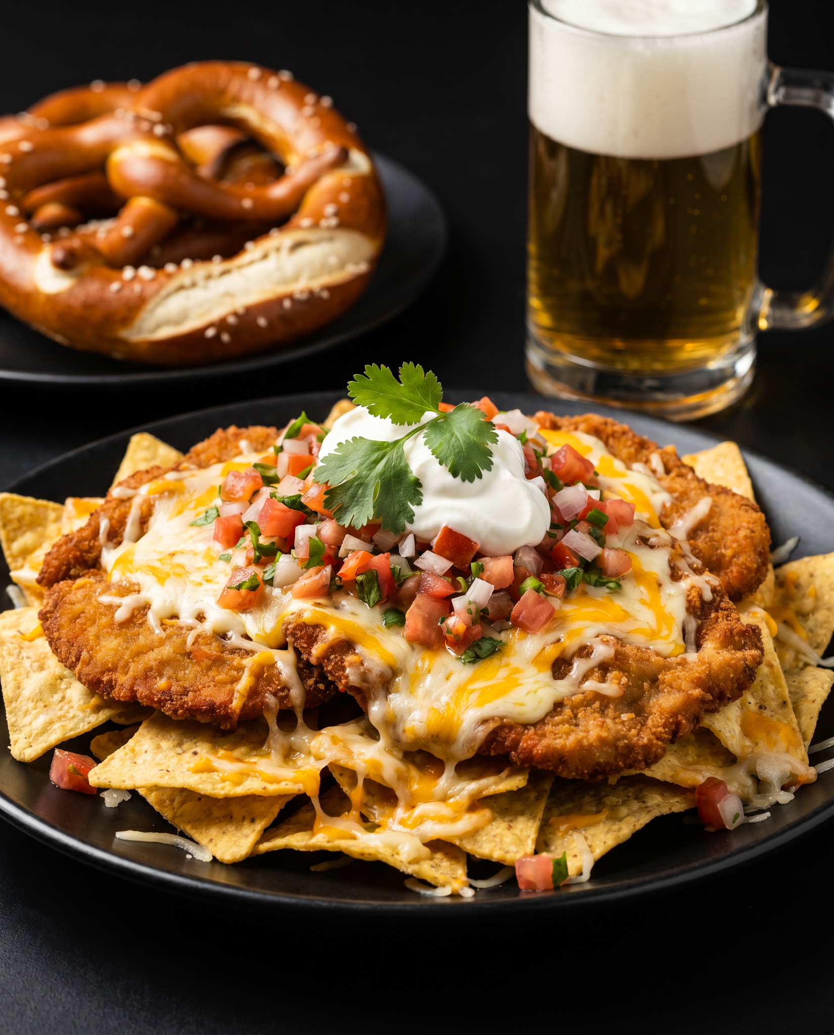 German schnitzel and beer restaurant Pattaya dark side