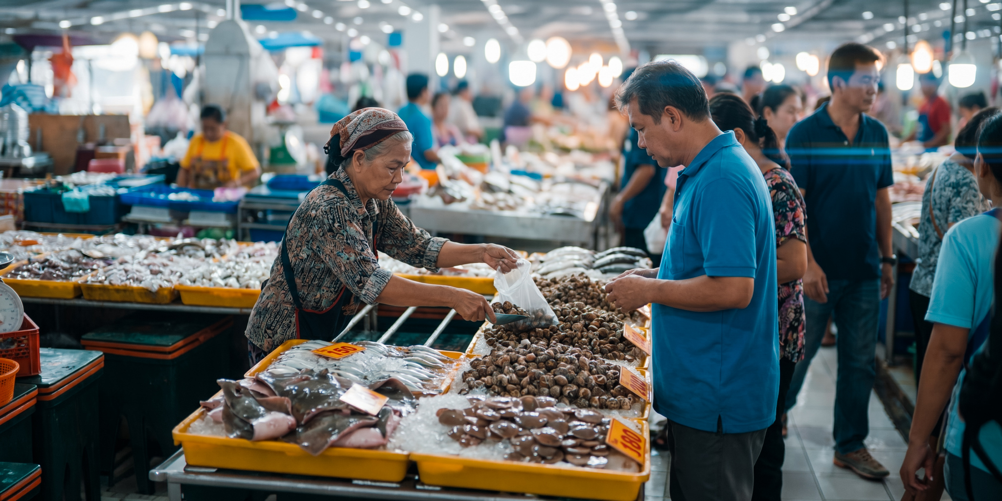 Ang Sila market since 1876 vendors morning heritage