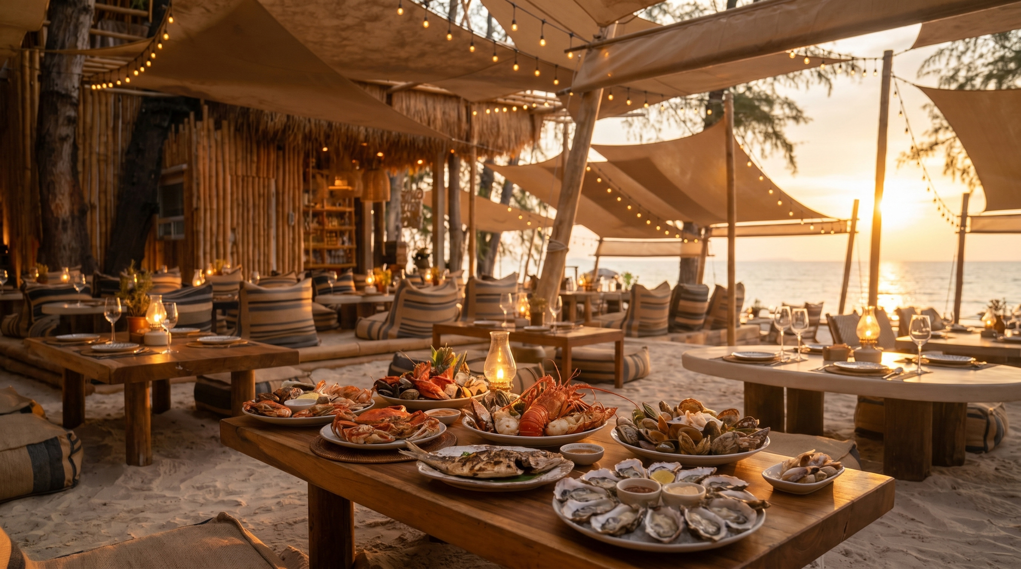 The Glass House Jomtien beachfront Thai seafood dining