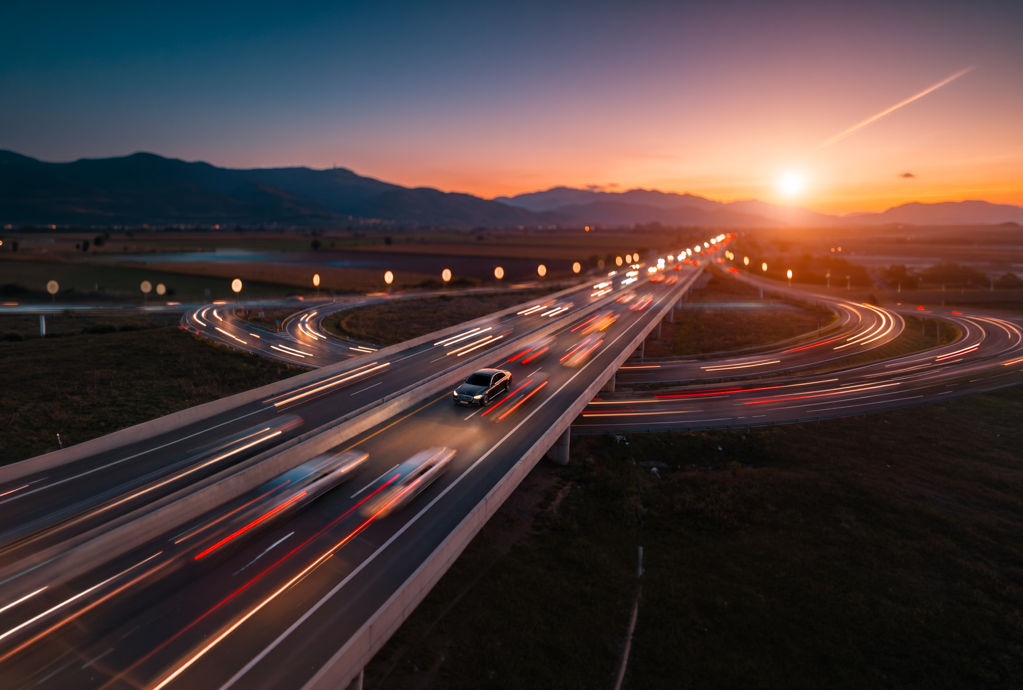 Highway 7 motorway coastal drive