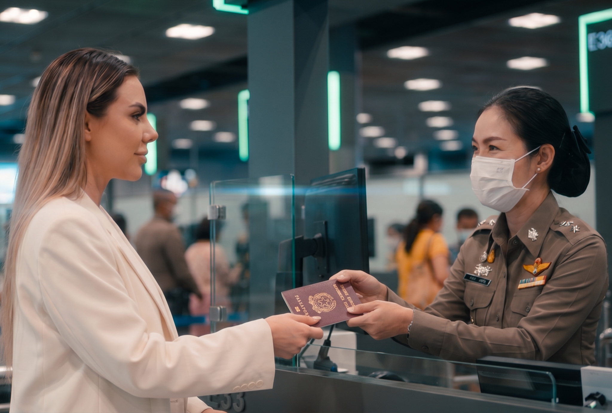 Immigration and customs processing